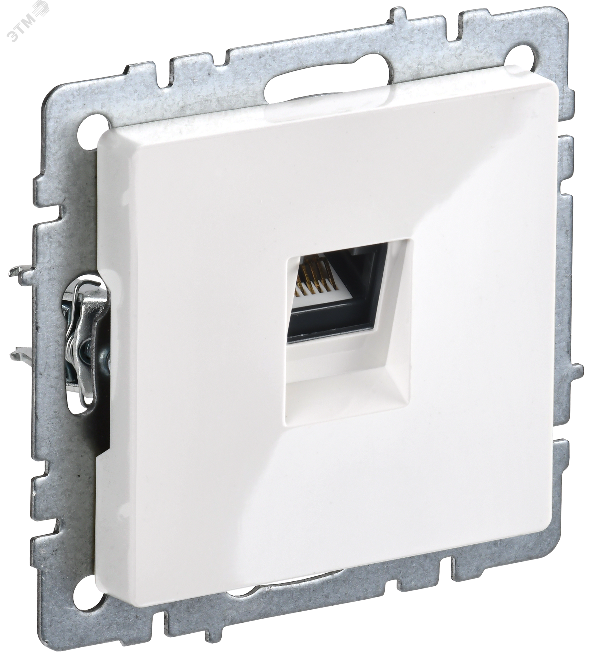 BRITE Розетка компьютерная RJ45 кат.6 РК11-БрБ белый BR-K10-2-K01