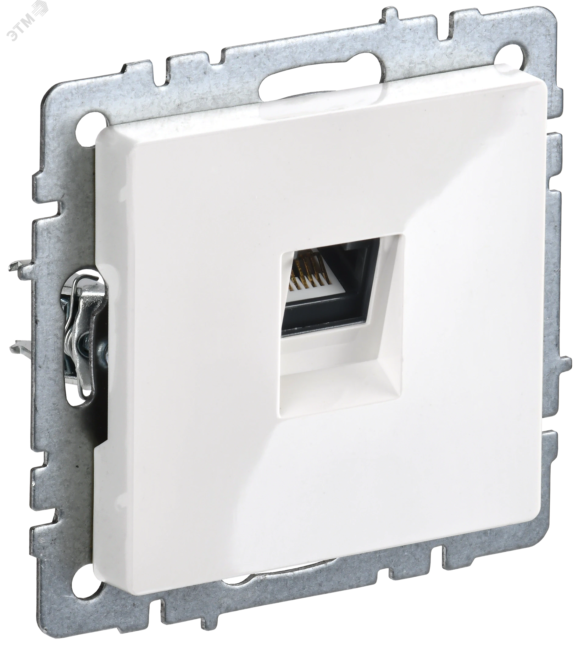 BRITE Розетка компьютерная RJ45 кат.6 РК11-БрБ белый BR-K10-2-K01