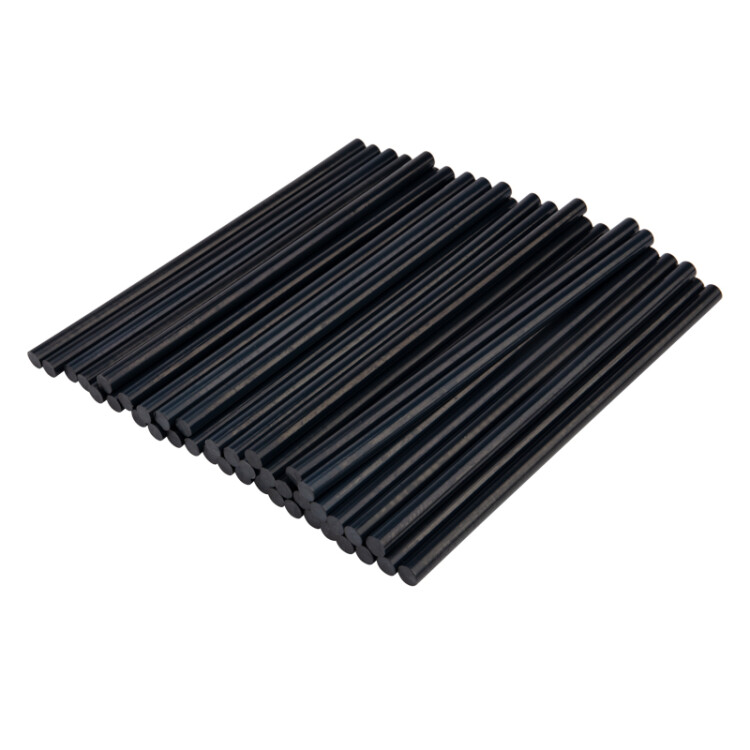 Стержни клеевые 11мм,270мм, 1кг/уп черн - 0.5кг. + 0.5кг. в пакете