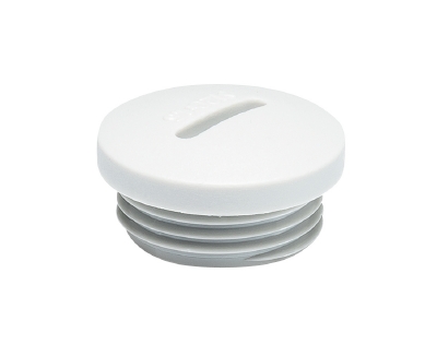 Заглушка 05.507.4153.0 - Заглушка для корпуса разъема REVOS, резьба M25x1,5, пластик, RAL 7035 серый