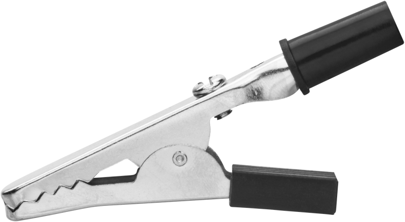 Зажим "крокодил" 5А 80 853 OAC-5A-55-B25 черн. 80853