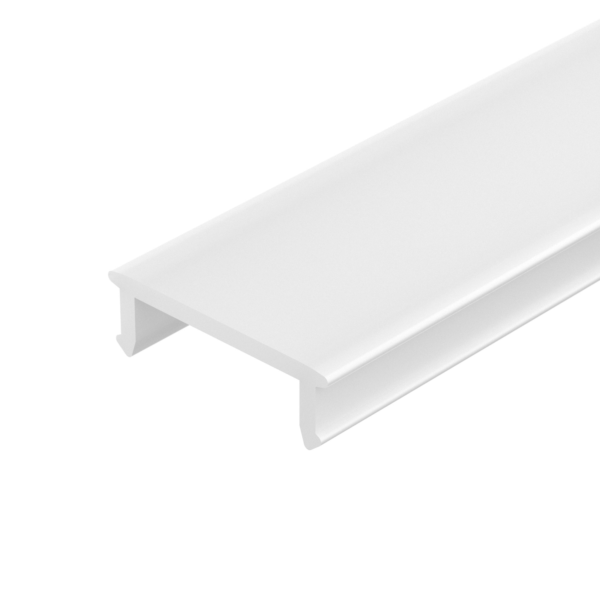 Экран LINE-1716-2000 OPAL 046077 - Матовый экран PC для профиля Профиль LINE-1716-2000. Плоский, длина 2000мм. Цена за 1м.