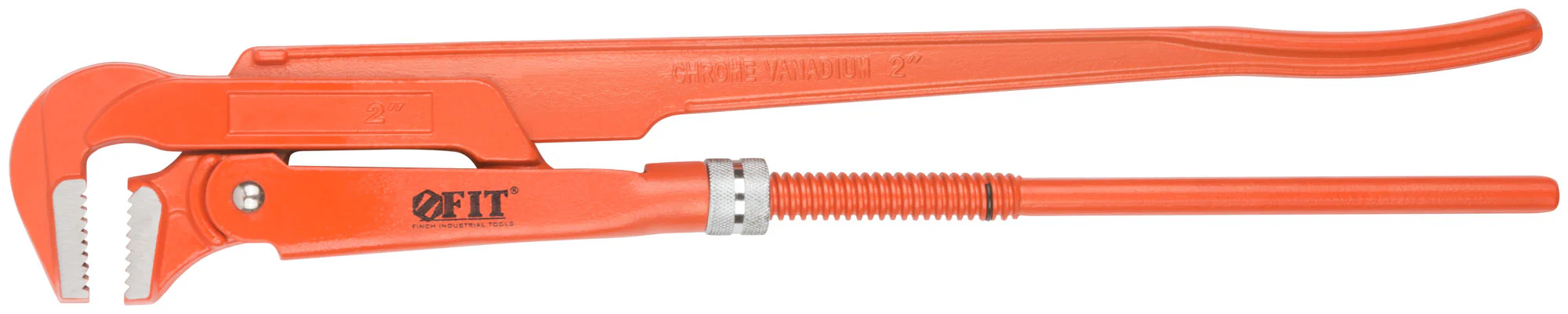 Ключ трубный газовый Профи 90 гр (тип L), CrV сталь 2'' (500 мм)