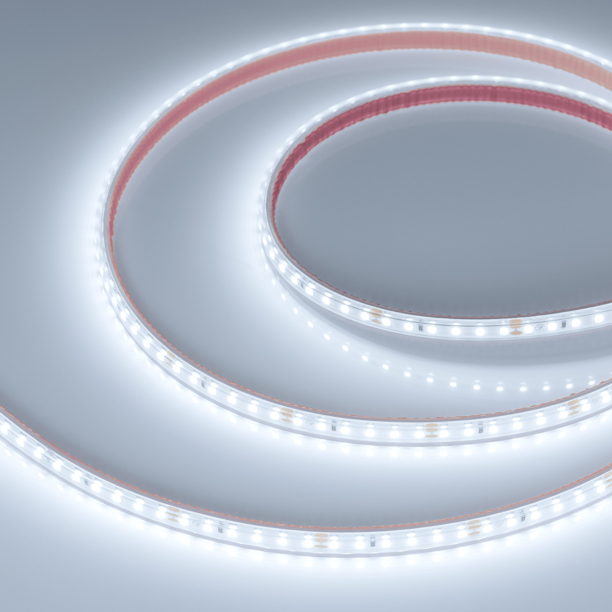 Лента герметичная RTW-PS-A120-10mm 24V White6000 (9.6 W/m, IP67, 2835, 5m) 022321(2) - Светодиодная лента RTW-PS-A120, герметичная (PS-силиконовая экструзия). Светодиоды 2835, 120 шт/м (600 шт на 5 м), белая плата, ширина 10 мм, скотч 3M. Цвет БЕЛЫЙ 6000 