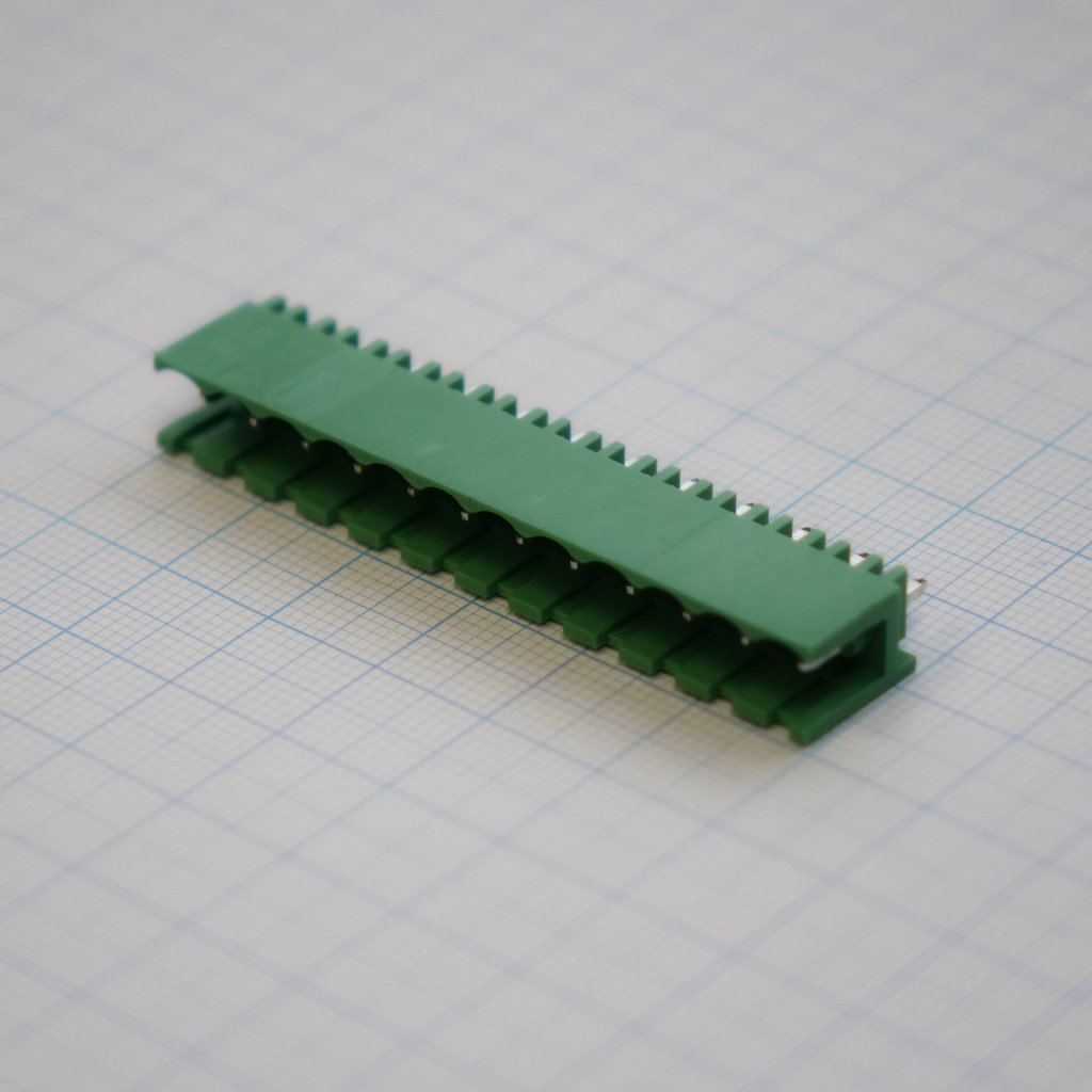 2EDGV-5.0-12P-14-00A(H) - Разъемный клеммный блок на плату, 12 контактов. Серия 2EDGV-5.0