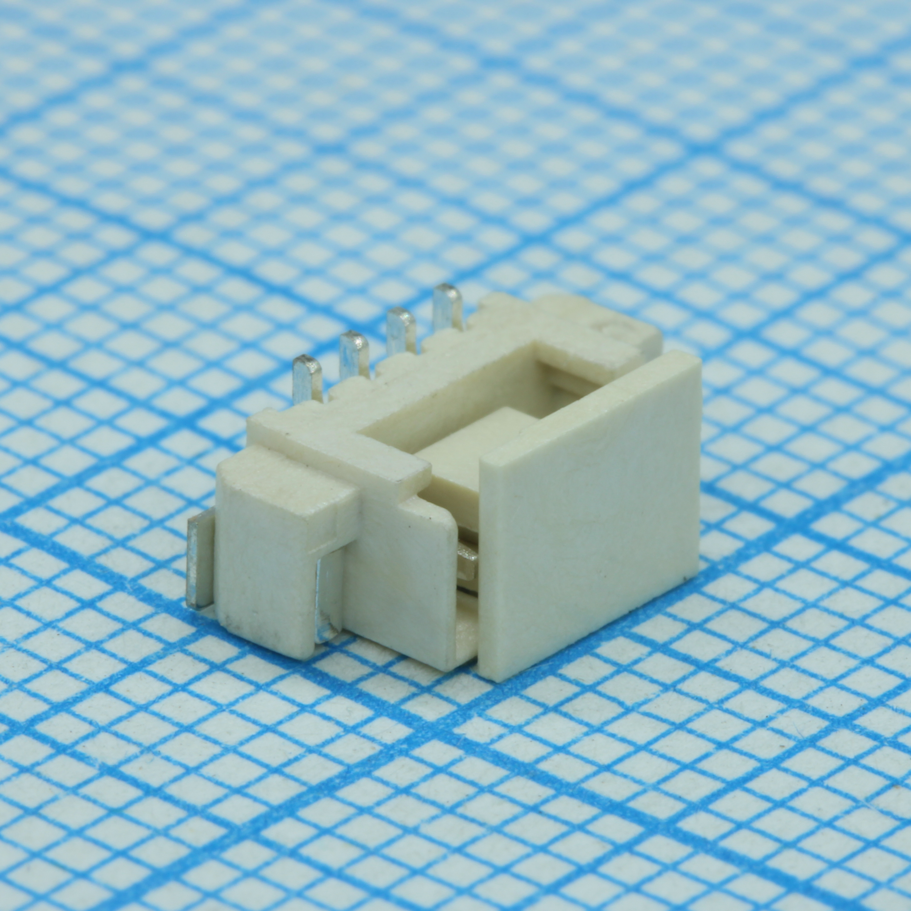 DS1020-03-04MVT1-R - Разъем провод-плата SMD без фланца обжимной 4 контакта шаг 1.25мм