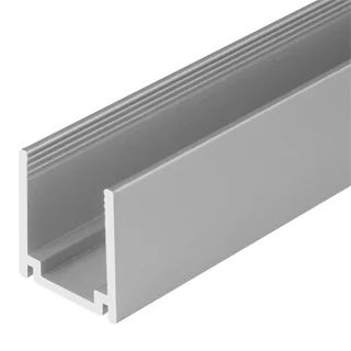 Профиль ARL-U15 (26x15mm) 021555 - Профиль из анодированного алюминия для гибкого неона сечением 26x15 мм. Длина 1 метр, габариты 1000х18.2х20 мм.