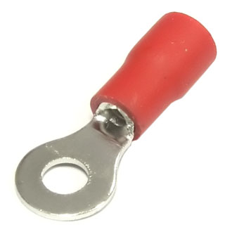 RVL1.25-3.7 RED - Клемма тип O изолированная RUICHI RVL1.25-3.7, красная