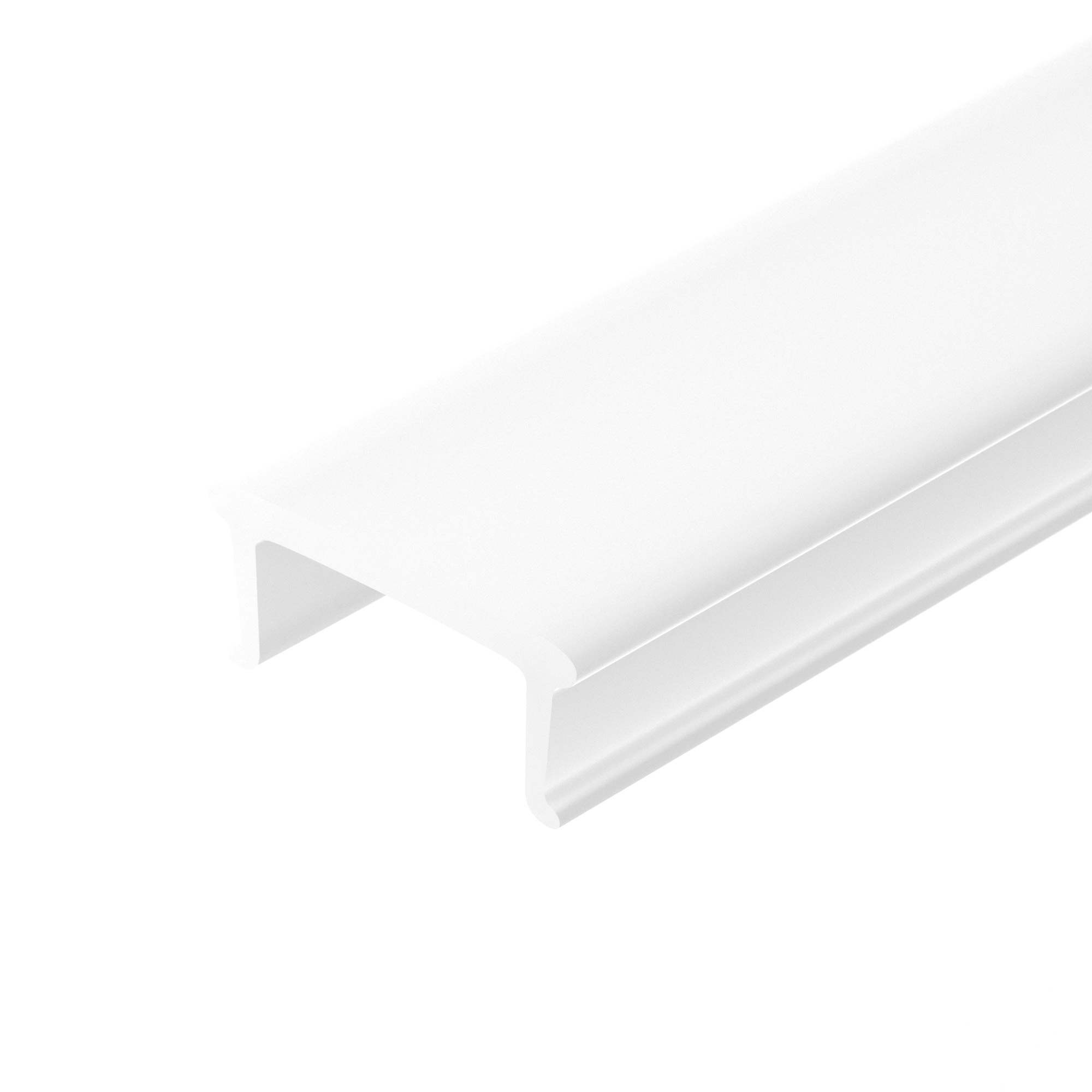 Экран PLINTUS-FANTOM-L-2000 OPAL 041219 - Матовый экран для профиля PLINTUS-FANTOM-L. Плоский, длина 2000мм. Светопропускание до 50 %. Цена за 1 м.