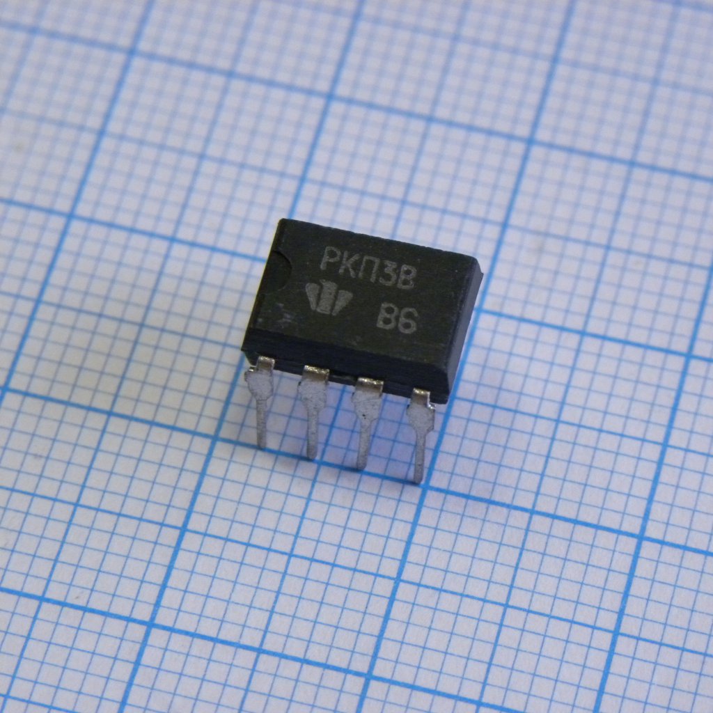 КР293КП3В - Реле малой мощности общего назначения 2-канальное на замыкание Iком=60мА,Uком=400В