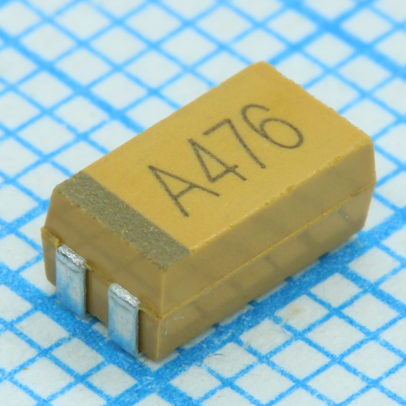 CA45-C016K476T - Конденсатор танталовый 47мкФ 16В ±10% типоразмер С-6032