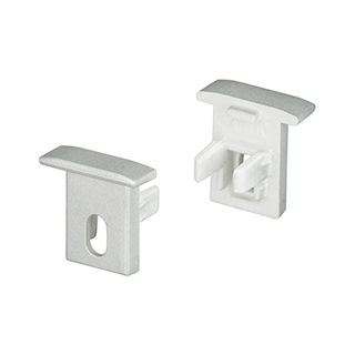 Заглушка SL-MINI-8-H12-F12 с отверстием 024492 - Пара заглушек с отверстиемдля профиля SL-MINI-8-H12-F12. В комплекте 2 заглушки. Цена за комплект.