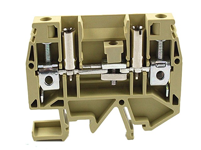 Измерительная клемма JUT2-6S1-CM - Измерительная клемма, тип фиксации провода: винтовой, номинальное сечение: 6 мм кв., 800V, 32A, ширина: 8,2 мм, цвет: желто-зеленвй, тип монтажа: DIN35