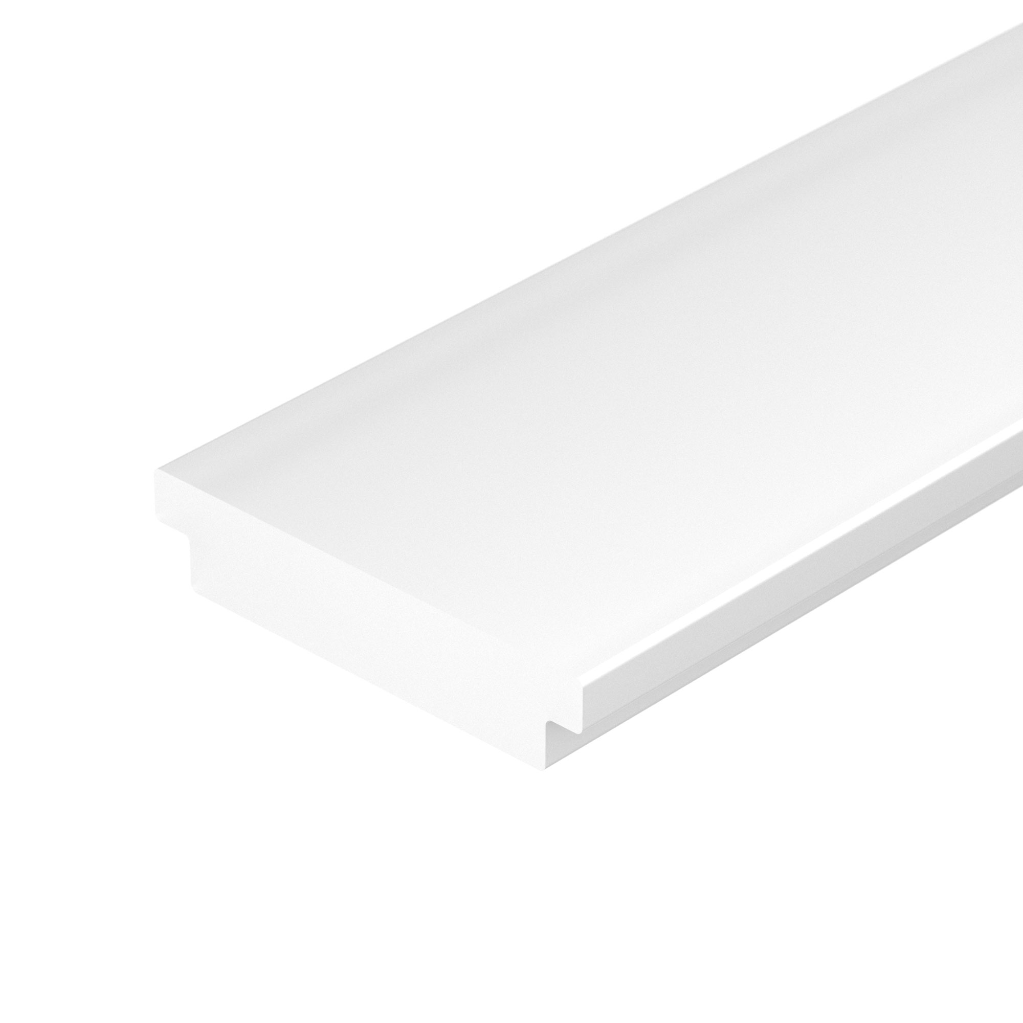 Экран SL-BEVEL-H12-F13-2000 OPAL 043750 - Экран к профилю SL-BEVEL-H12-F13. Длина 2000мм. Цена за 1м. Светопропускание - 61%.