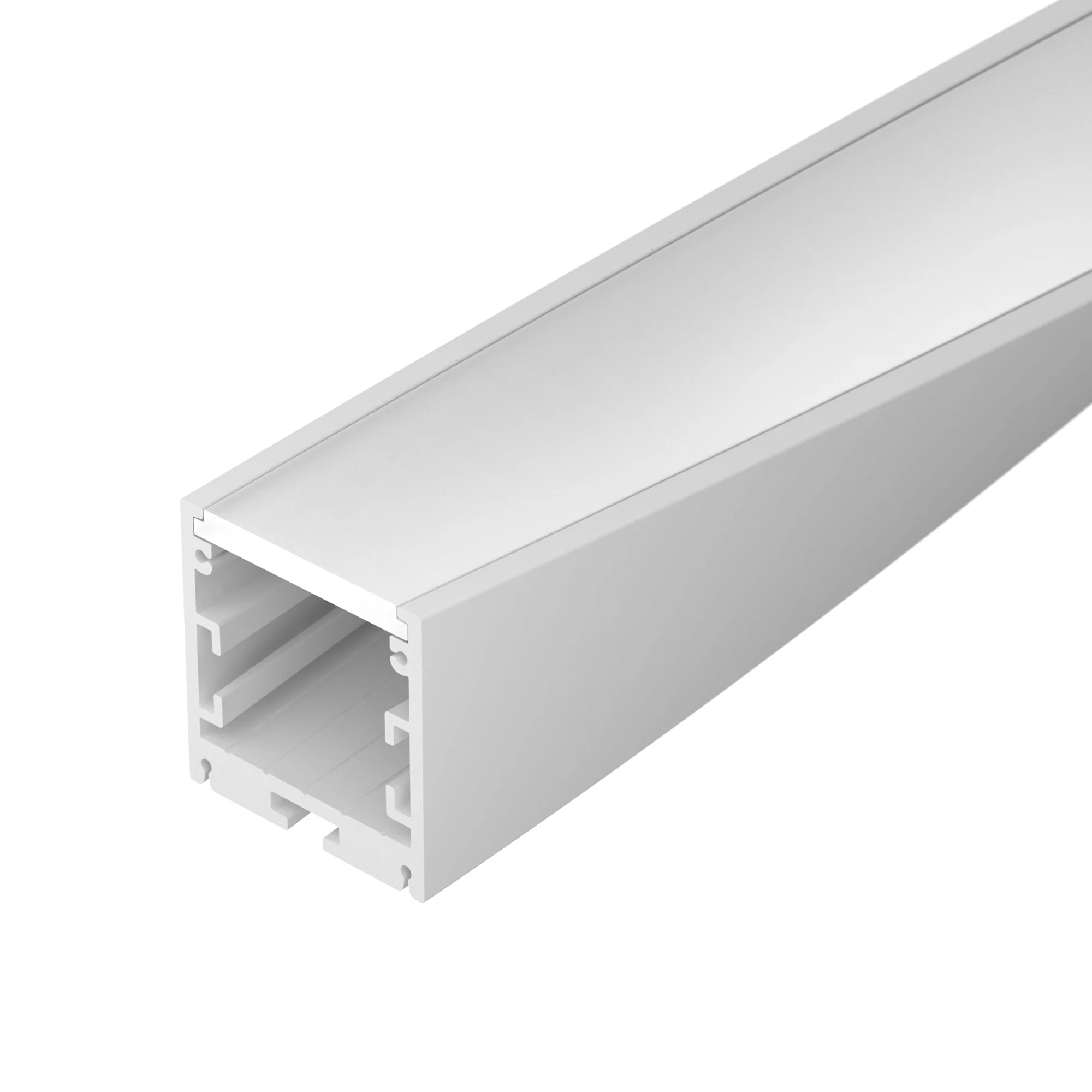 Профиль SL-ARC-3535-TWIST90R-400 WHITE 032684 - Алюминиевый профиль для светодиодных лент и линеек, скрученный вправо на 90°. Цвет - белый RAL9003 (порошковая окраска). Габаритные размеры (L?W?H): 400x35x35 мм. Ширина площадки для ленты - 24 мм. Экраны, з