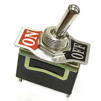 KN3(C)-101P(A) ON-OFF - Тумблер OFF-ON (2c) 10А 250В под пайку, клемму