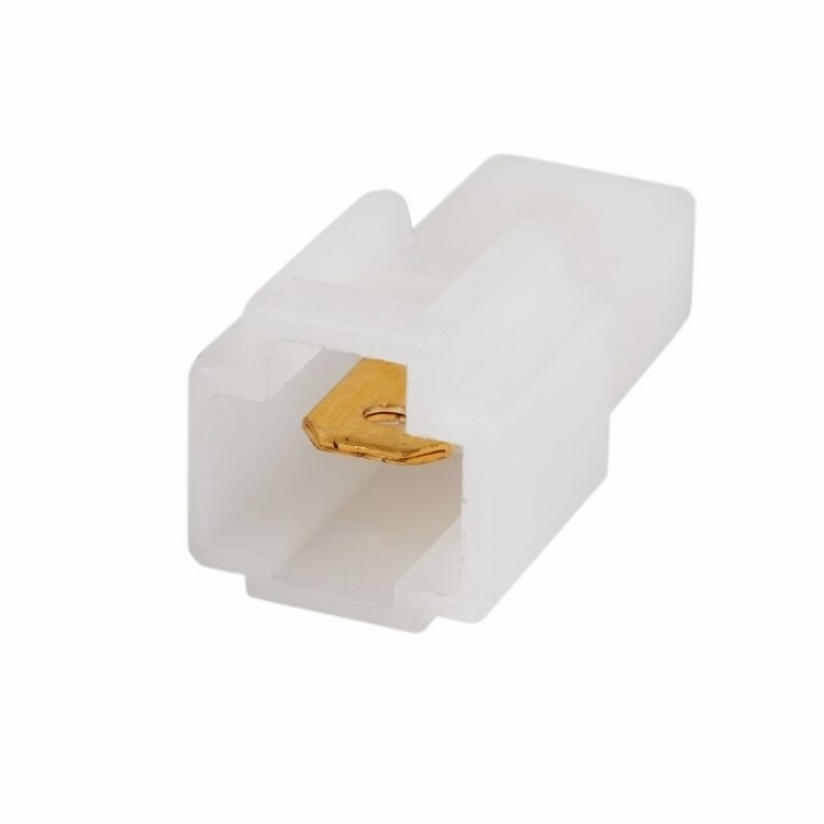 Клемма плоская штекер 6.3 мм 1-1.5 мм2 (РП-п 1.5-(6.3)) + колодка 08-0951