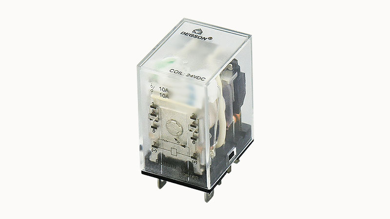 Реле без колодки DRPL-2C-LD-A230 - Реле, 2 группы переключающих контактов, 10A, 230AC, материал контактов: AgNi,AgSnO, светодиод + диод