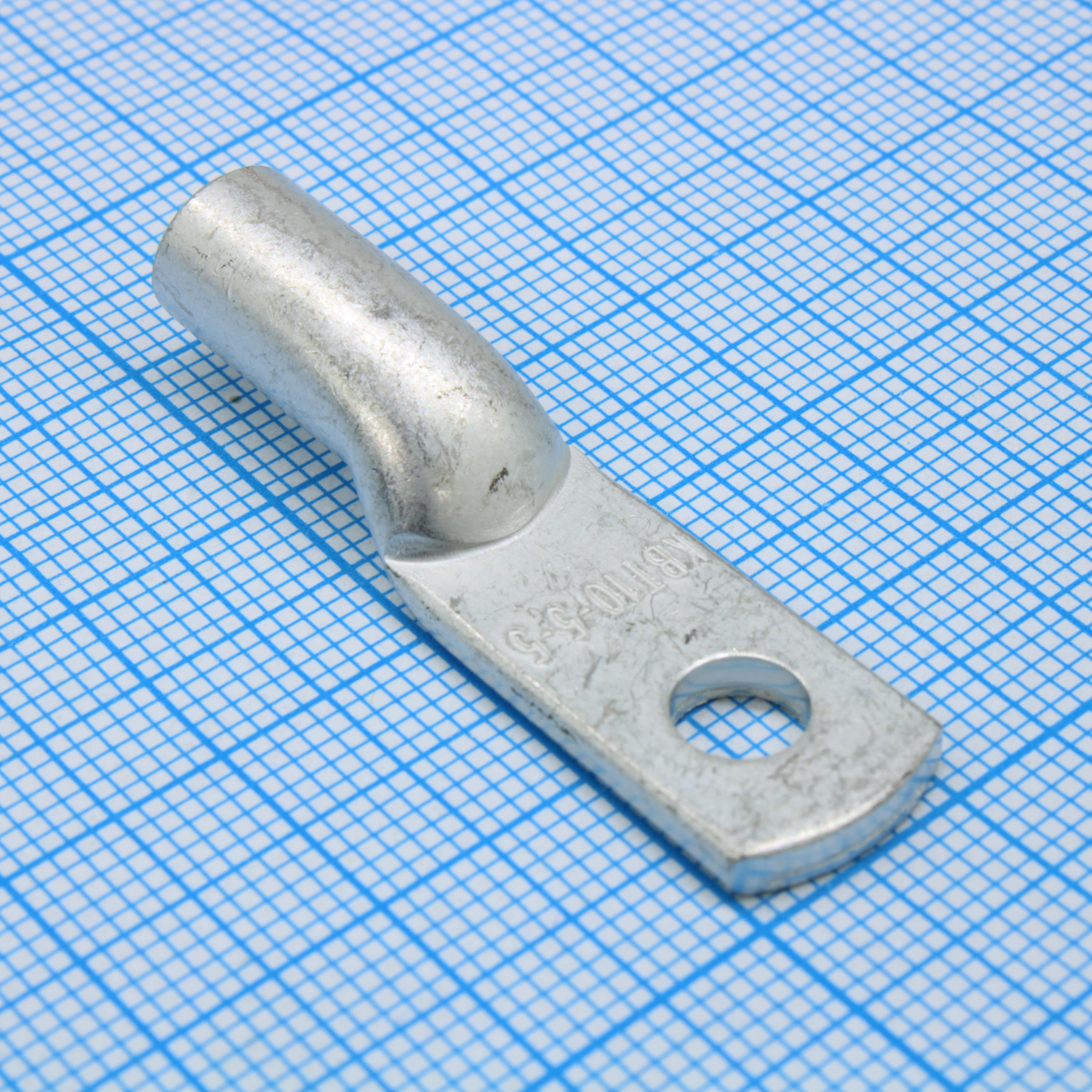 ТМЛ 10-5-5 - Наконечник кабельный медный луженый по ГОСТ кольцевой М5 под опрессовку проводов сечением 10 мм2