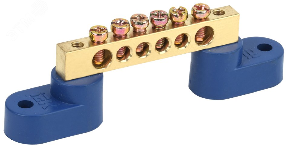 Шина нулевая ШНИ-6х9-6 У2-С на двух угловых изоляторах YNN10-69-6C2-K07