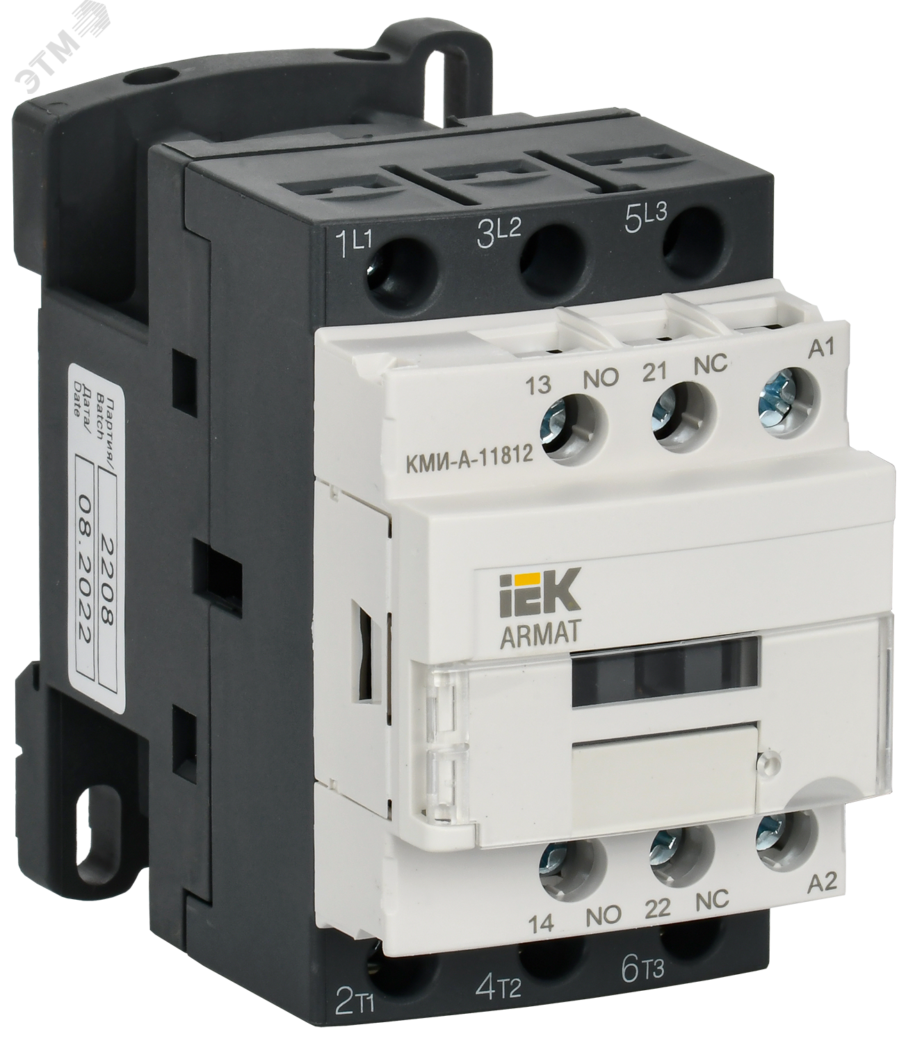 ARMAT Контактор КМИ-А-11812 LC1D 18А 48В/АС3 1НО/1НЗ AR-ACC-11-018-048-11