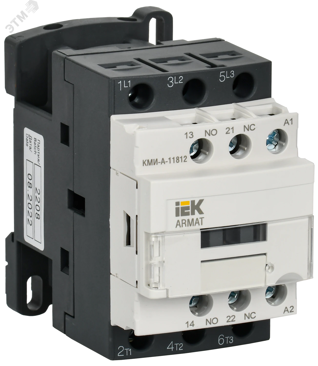 Контактор КМИ-А-11812 LC1D 18А кат. 230В AC 1НО+1НЗ AC-3 AR-ACC-11-018-230-11