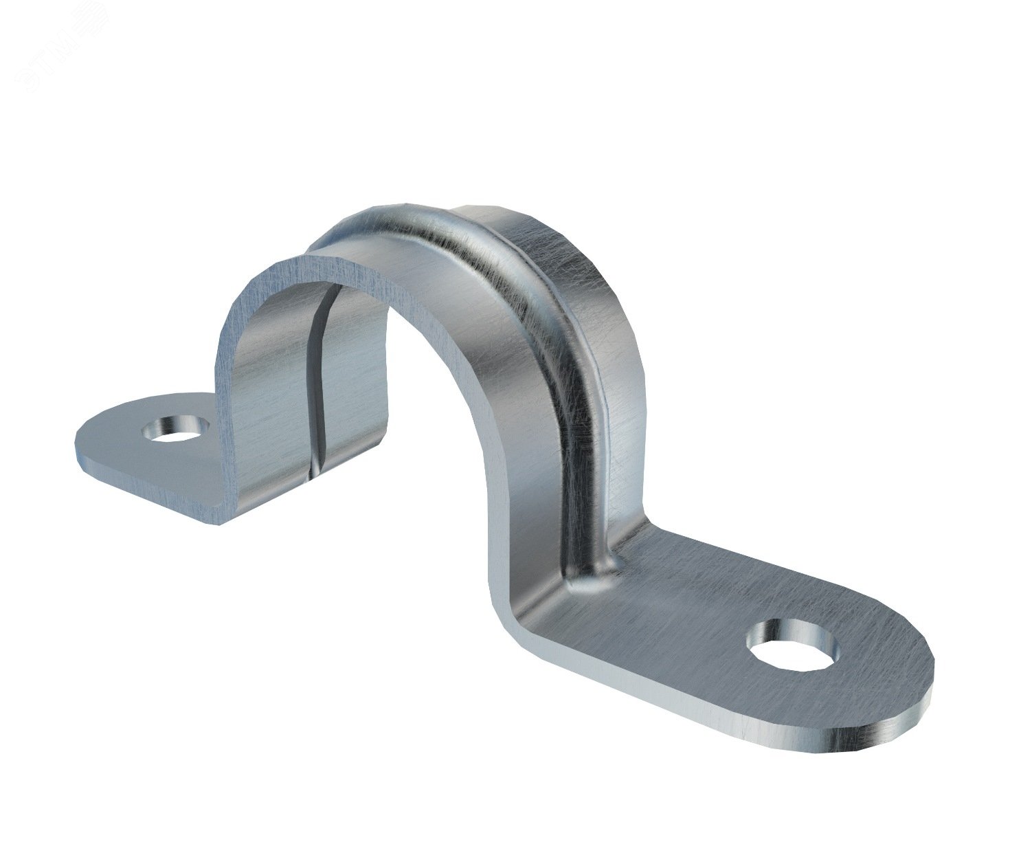 Скоба металлическая К144 двухлапковая гальванопокрытие П0000000014