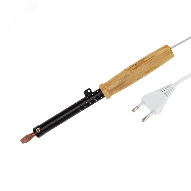 Паяльник ПД 80 Вт - деревянная ручка, ЭПСН