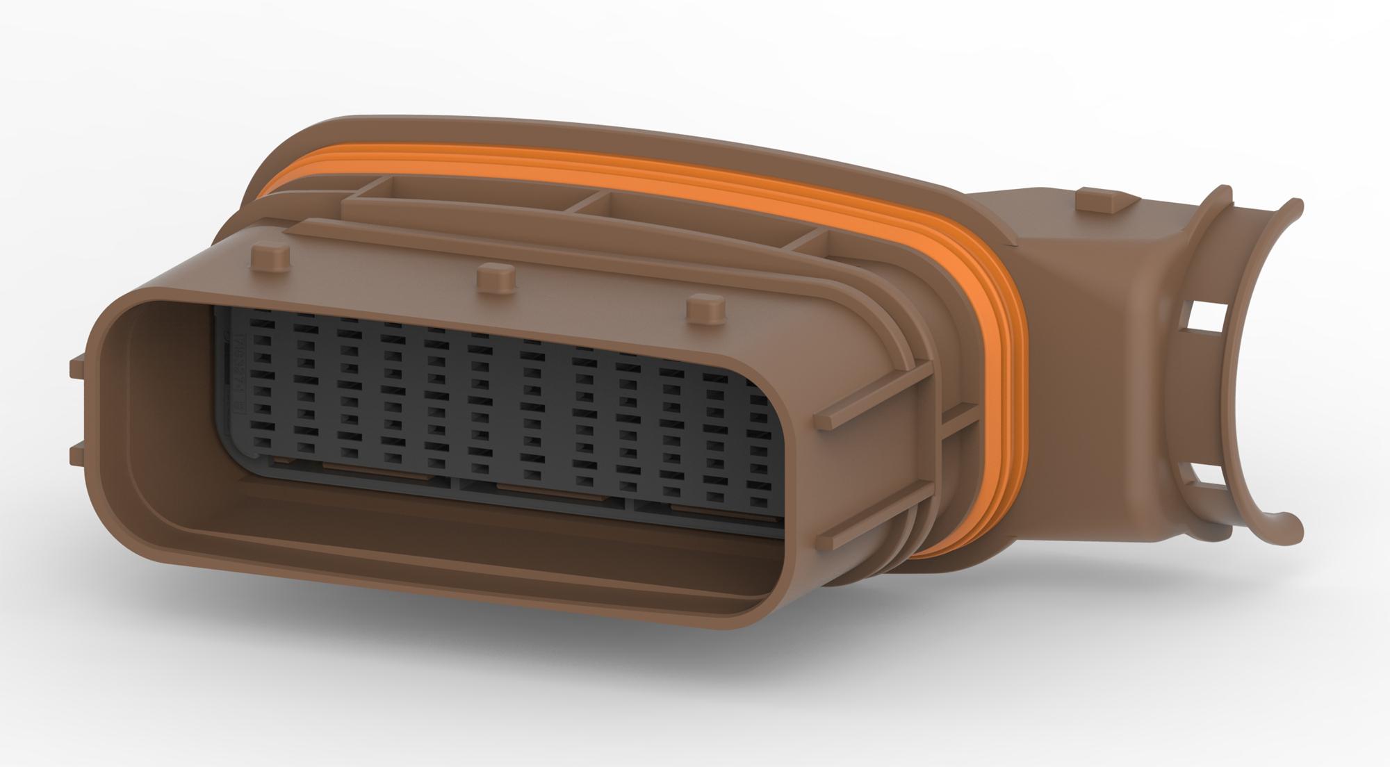 6-1718323-1 - Корпус разъема трехрядный (вилка) на кабель