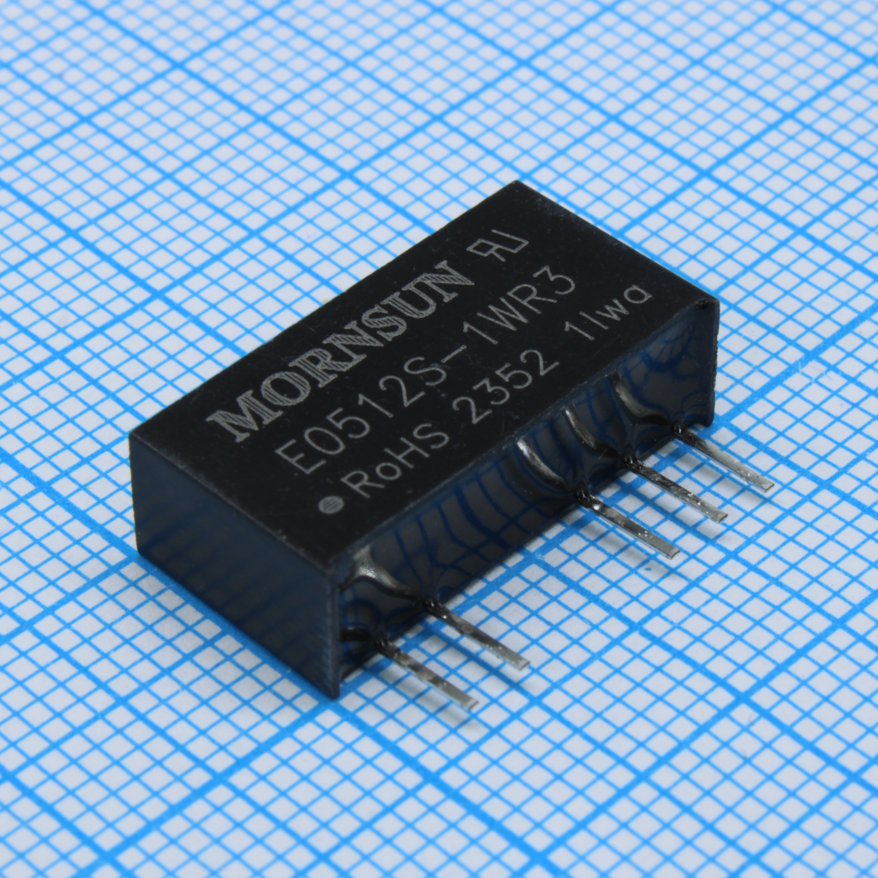 E0512S-1WR3 - Преобразователь DC/DC на печатную плату вход 5В выход ±12В ±42мА 1Вт изоляция 3000В