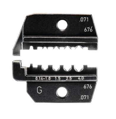 Насадка 05.502.4900.0 CRIMP DIE G - Обжимные губки для опрессовки контактов серия revos, тип "G", используются совместно с 95.101.0800.0