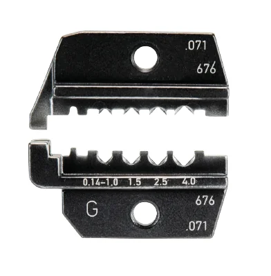 Насадка 05.502.4900.0 CRIMP DIE G - Обжимные губки для опрессовки контактов серия revos, тип "G", используются совместно с 95.101.0800.0