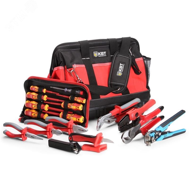 НИЭ-01 - Набор инструментов электрика, 10 предметов в сумке