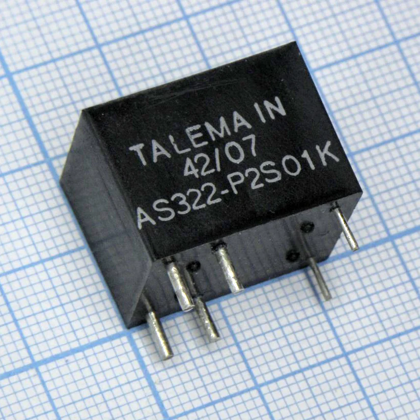 AS-322 - Датчик тока; 0-15A; 1:200; 20-200kHz;   2об/1об