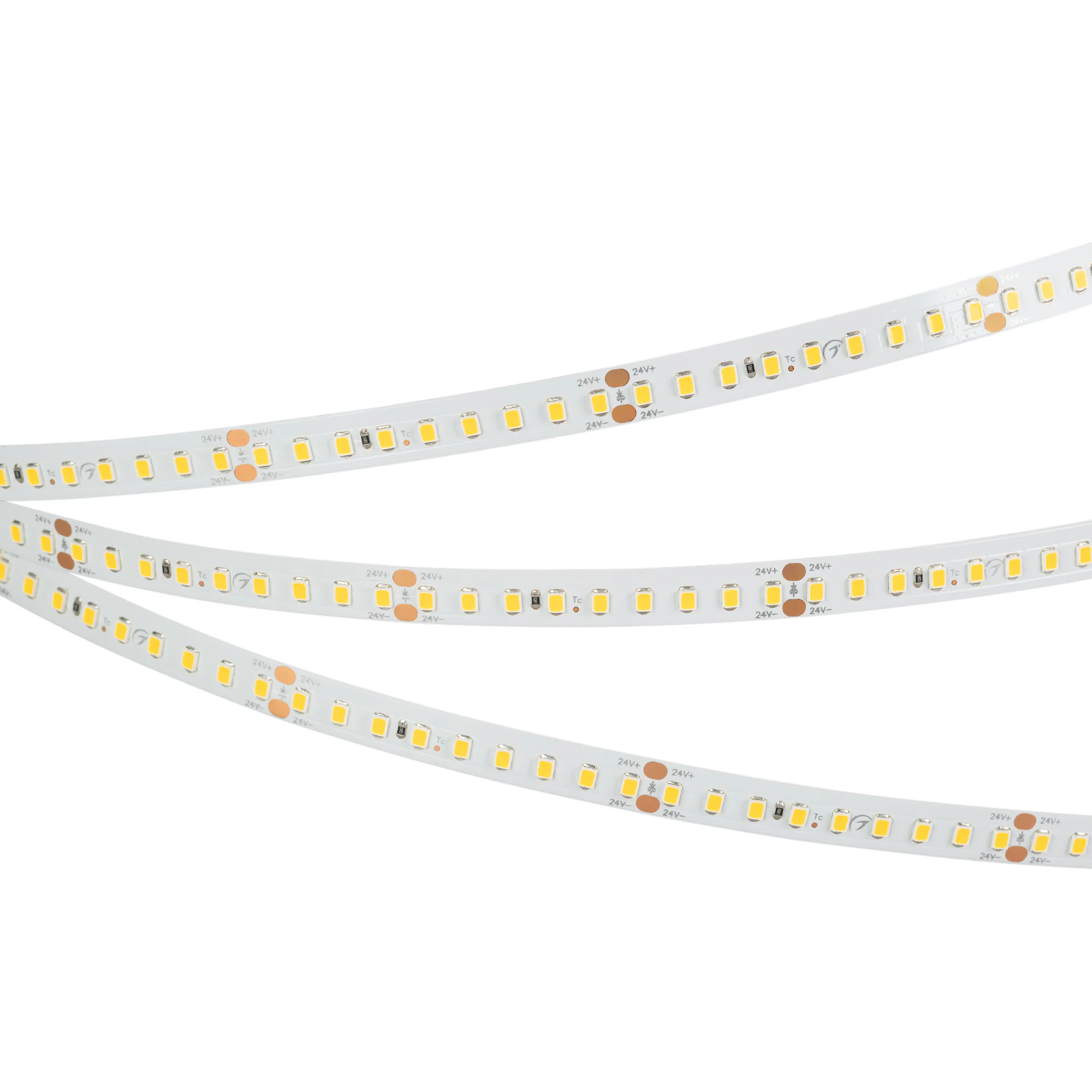 Лента RT-A144-10mm 24V Day4000 (7.7 W/m, IP20, 2835, 5m) 036208 - Светодиодная высокоэффективная лента RT-A144, открытая. Светодиоды 2835, 144 шт/м (720 шт на 5 м), белая плата, ширина 10 мм, скотч 3M. Цвет ДНЕВНОЙ 4000 K, цветопередача CRI>85, угол 120°.