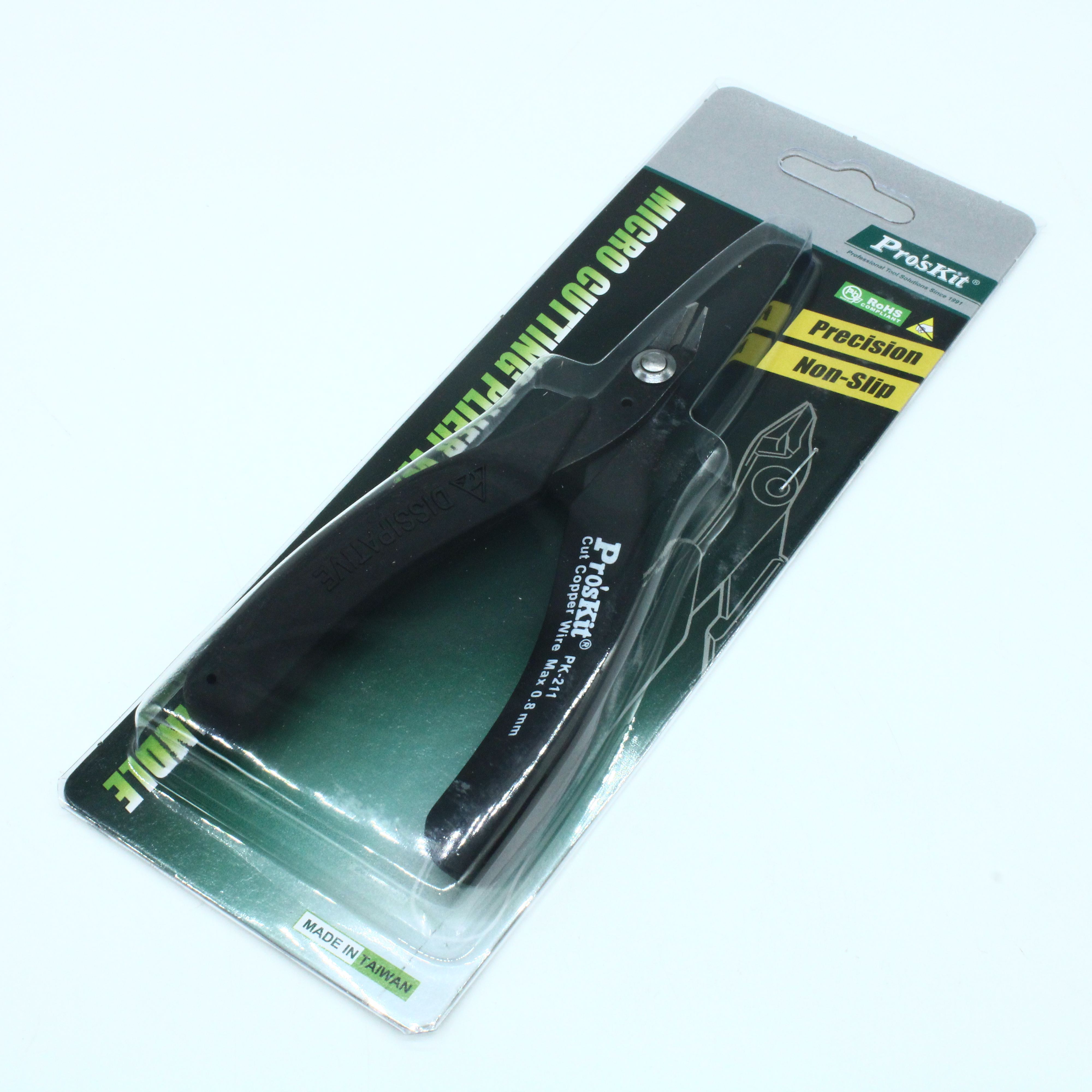 1PK-211 - Кусачки прецизионные прямые
 Резка медной проволоки диаметром до 0.8 мм.