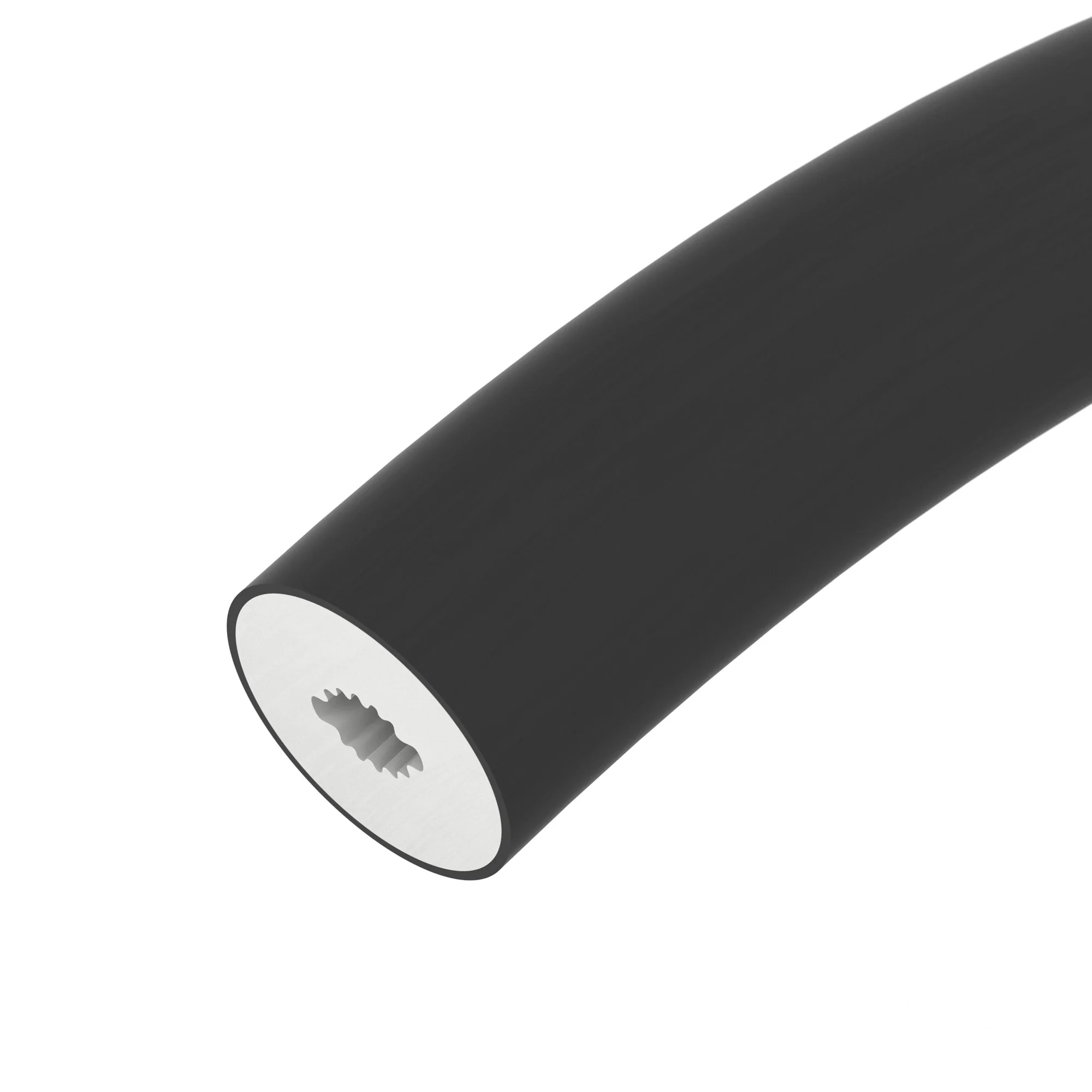 Силиконовый профиль WPH-FLEX-D22-360deg-S8-5m BLACK 045866 - Цельнолитой силиконовый гибкий профиль, черный матовый. Габаритные размеры 5000х22х22 мм. Гнется в плоскости. Для установки во влажных помещениях необходима герметизация при помощи двухкомпонент