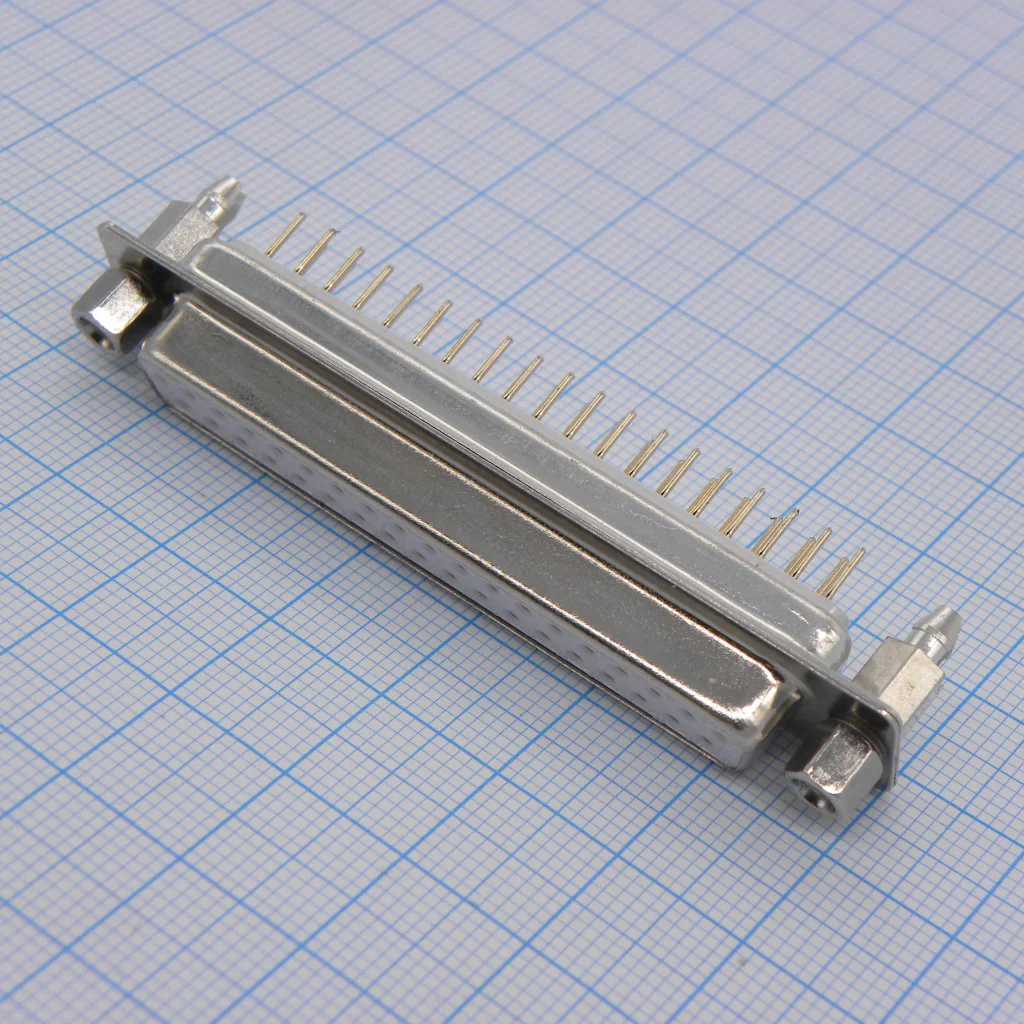 KLS1-221C-37-F-W - D-Sub, розетка на плату