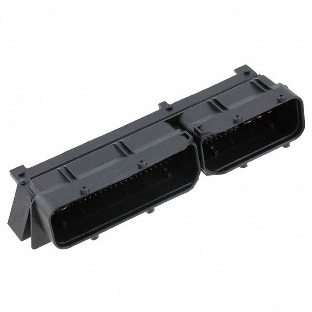 1241434-1 - Разъем типа провод-плата, 121 контакт(-ов), Штыревой Разъем, Сквозное Отверстие, 4 ряд(-ов)