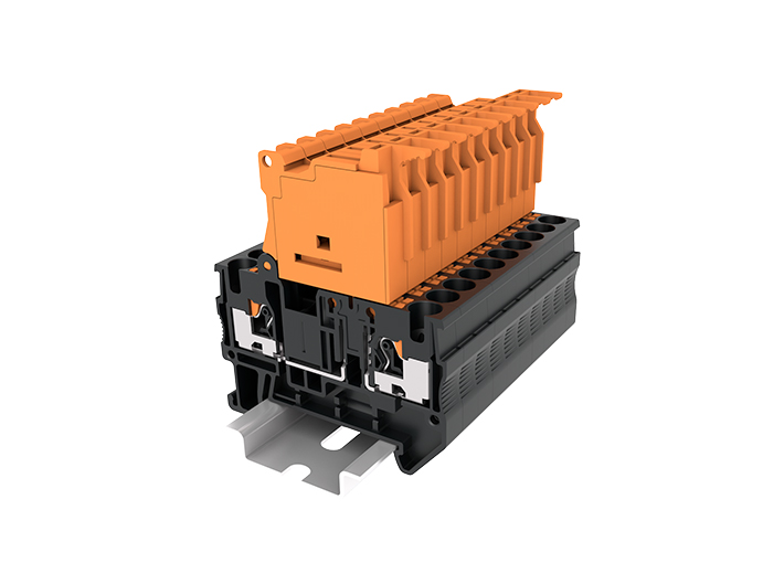 Клемма с размыкат. TP4-HEDI - Клемма с размыкателем, тип фиксации провода: push-in, номинальное сечение: 4 мм кв., 20A, 500V, ширина: 6,2 мм, цвет: черный, тип монтажа: DIN 35