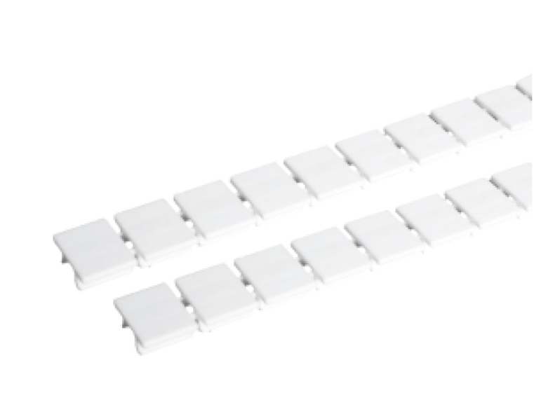 Маркировочные шильдики BB 13 - Маркировочне шильдики (полоска 10 шильдиков), для клемм UBJ2-6, чистая, цвет: белый