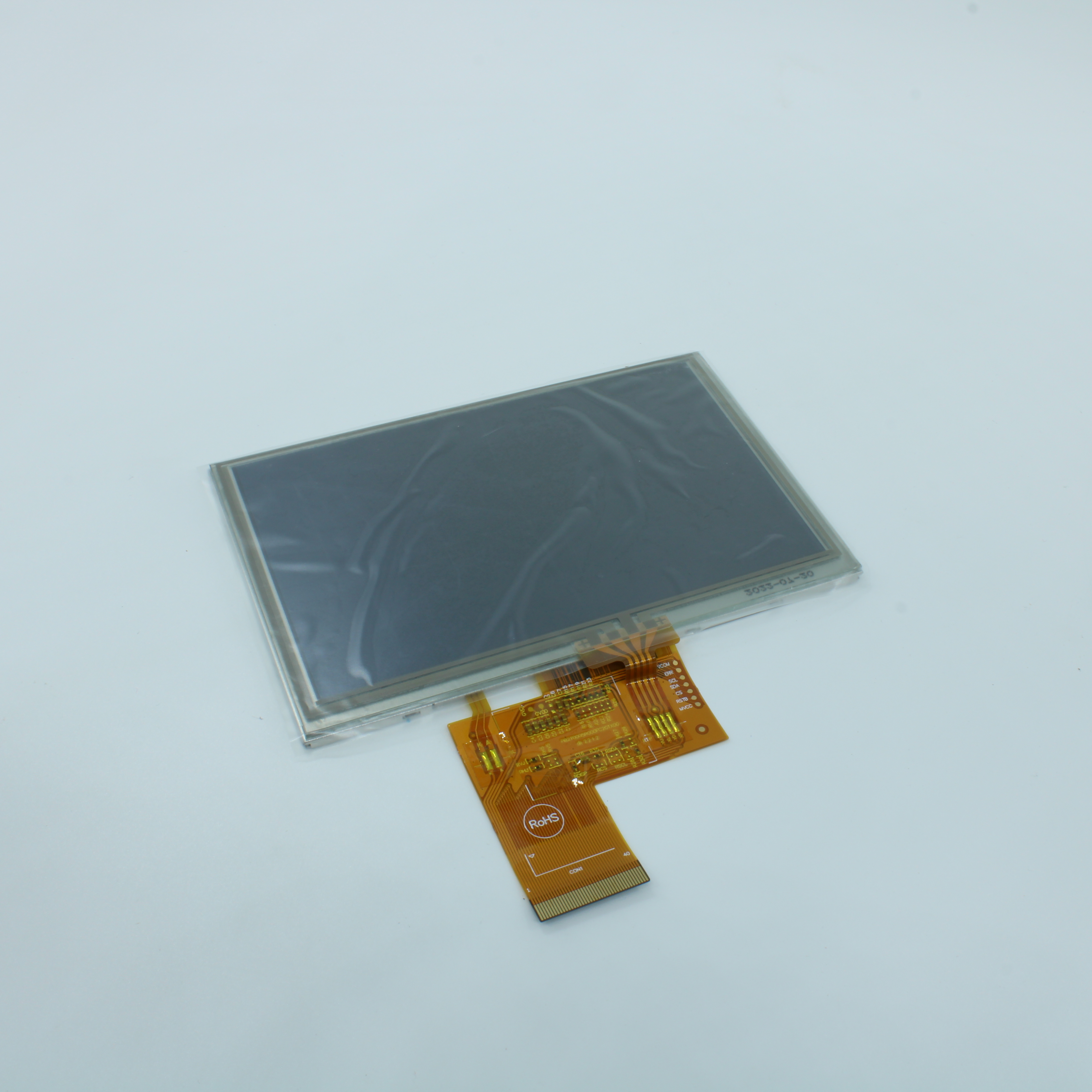 WF50FTYAGDNT0# - TFT 5.0", LED подсветка, 800 x 480, IPS, интерфейс RGB яркость 350 Кд/м2, -20...+70°C