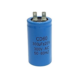 CD60   300UF 300V - Пусковой конденсатор SAIFU CD60, 300 мкФ, 300 В