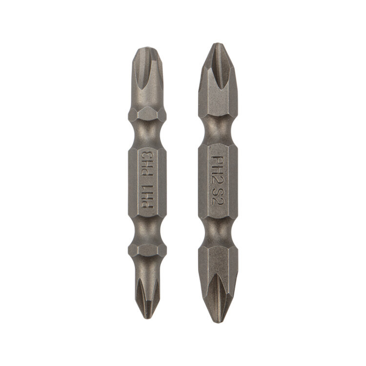 Мини-набор бит двусторонних PH2xPH2, PH1xPH3-50 мм (2 биты на блистере) KR-92-0452