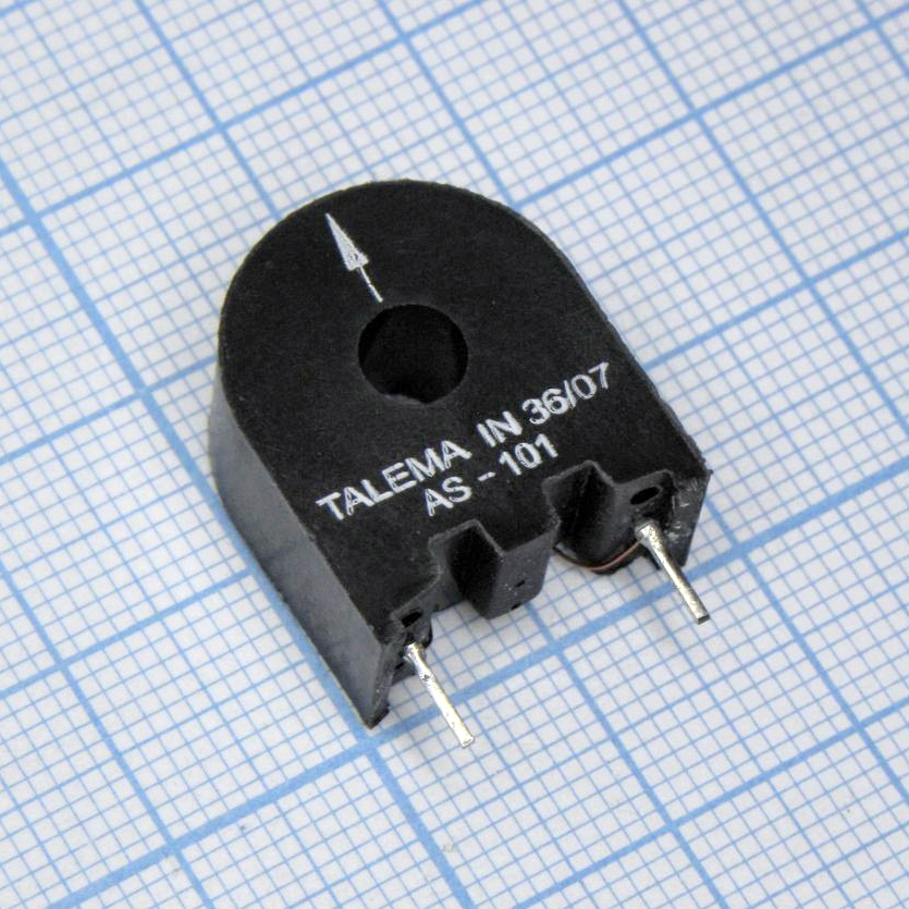 AS-101 - Датчик тока 30A, 1:100, 20-200kHz, 1 обмотка