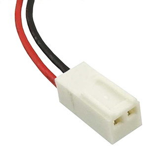 HU-02 WIRE 0,3M AWG26 - Межплатный двужильный кабель питания на разъеме HU-02 2.54 мм, AWG26, 30см