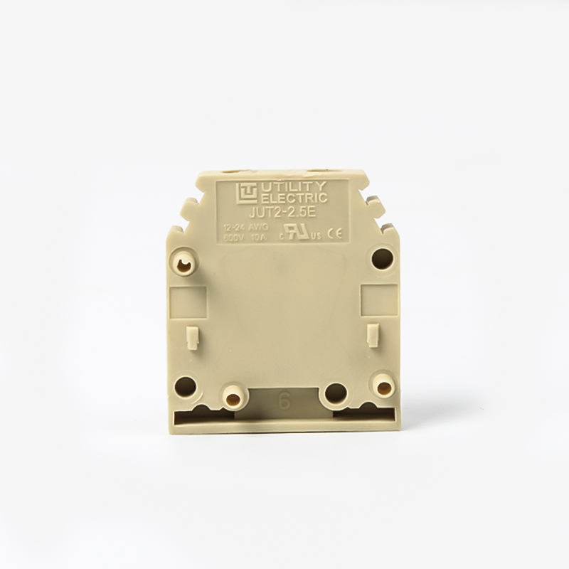 Торцевая крышка G-JUT2-2.5E - Торцевая крышка для клемм JUT2-2.5E, цвет: бежевый