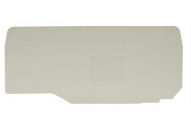 Пластина разд. TWFN 10 D1/2/35 - Разделительная пластина, для клемм WKFN 10 D1/2..., цвет: серый