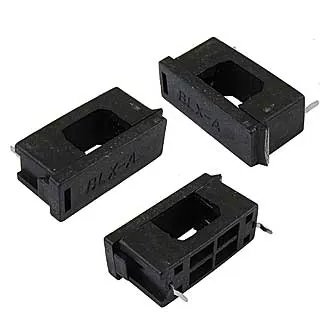 BLX-A (5X20 6A 250V) - Держатель предохранителя 5x20 мм с крышкой-защелкой, макс. ток 6А