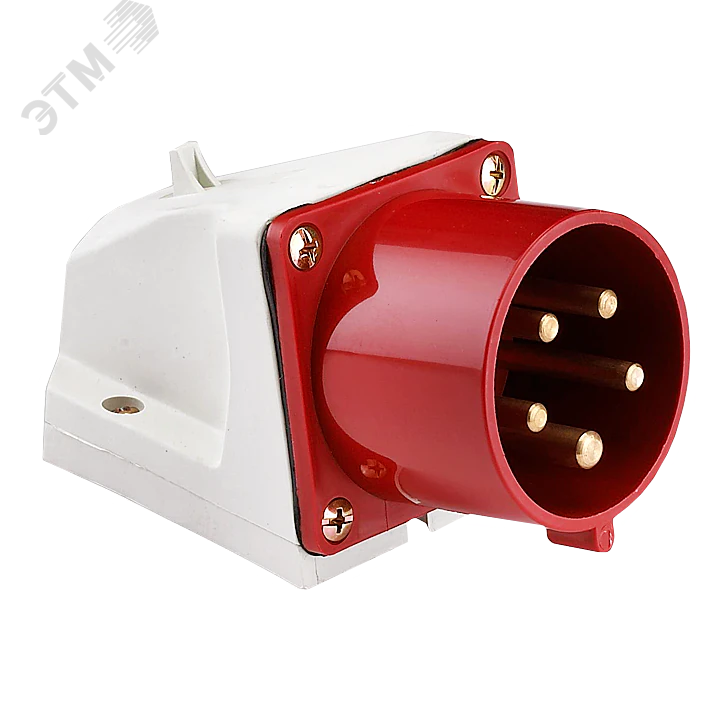 Вилка стационарная 515 3Р+РЕ+N 16А 380В IP44 PROxima ps-515-16-380